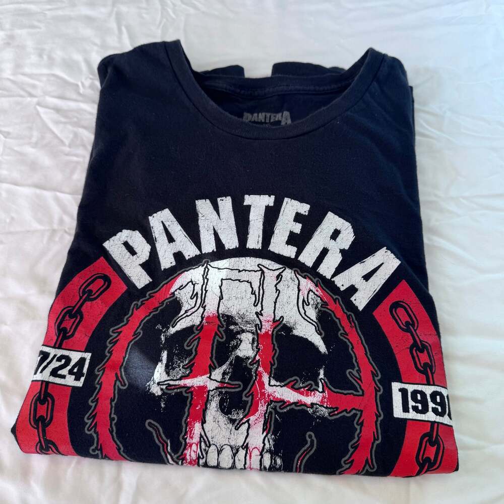 PANTERA COWBOYS FROM HELL T-Shirt XL 7-24-1990 DIMEBAG DARRELL VINNIE PAUL RIP - Picture 7 of 7